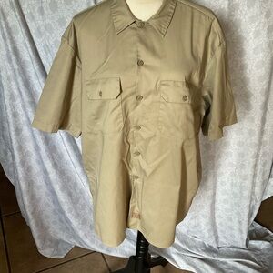 Dickies Beige Short Sleeve Shirt